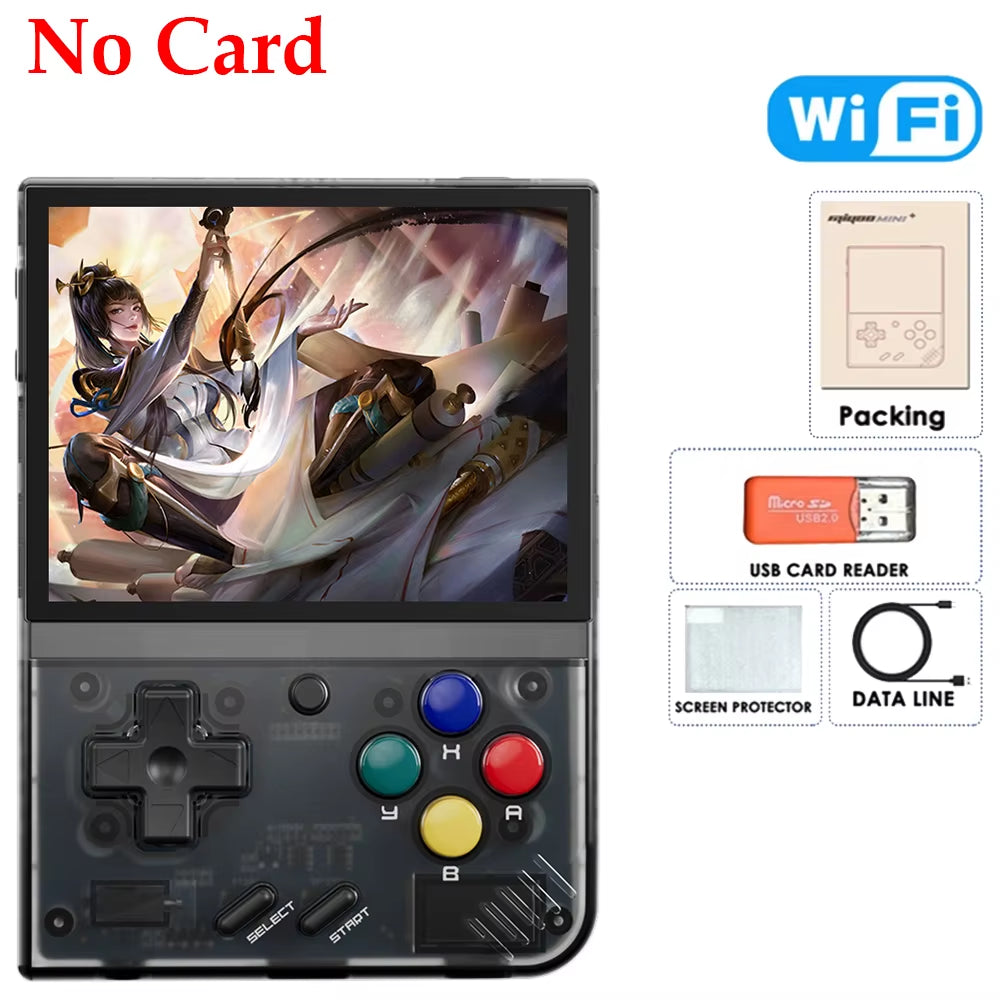 Miyoo Mini plus Classic Video Game Console V3 Retro Handheld Game Console IPS HD Screen Linux System Game Toys for Kids Adults