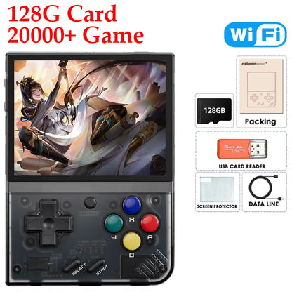 Miyoo Mini plus Classic Video Game Console V3 Retro Handheld Game Console IPS HD Screen Linux System Game Toys for Kids Adults