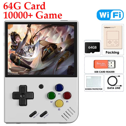 Miyoo Mini plus Classic Video Game Console V3 Retro Handheld Game Console IPS HD Screen Linux System Game Toys for Kids Adults