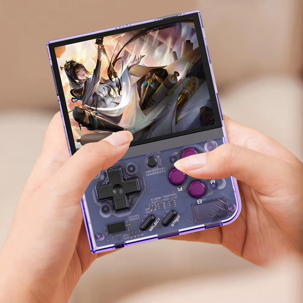 Miyoo Mini plus Classic Video Game Console V3 Retro Handheld Game Console IPS HD Screen Linux System Game Toys for Kids Adults