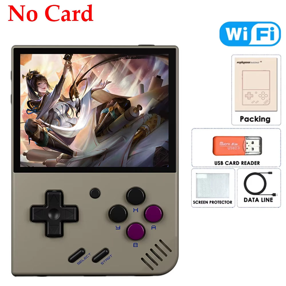 Miyoo Mini plus Classic Video Game Console V3 Retro Handheld Game Console IPS HD Screen Linux System Game Toys for Kids Adults