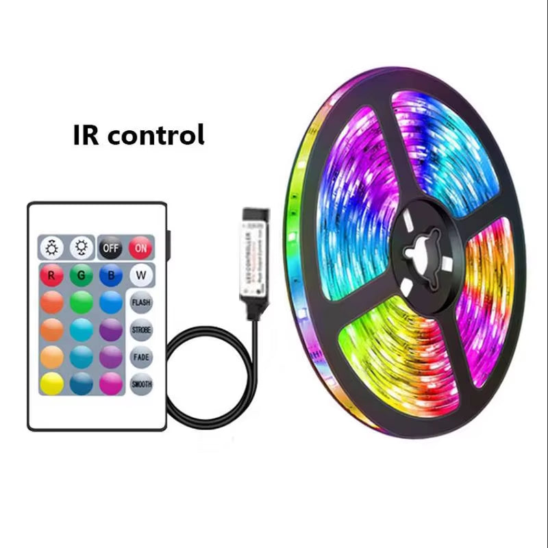 Bluetooth LED Strip Lights SMD 5050 RGB APP Remote Control Flexible Ribbon Diode Lamp Tape TV Backlights Game Room Home Decor