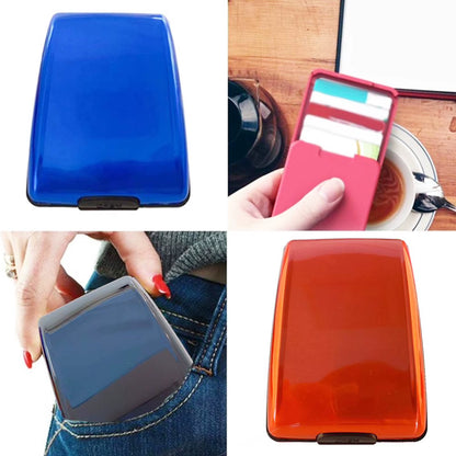 Unisex Multifunctional Wallet Anti-Rfid Metal Alloy Purse Credit Holder Cardcase Bundle Money Clip Men Women Girl Coin Wallet