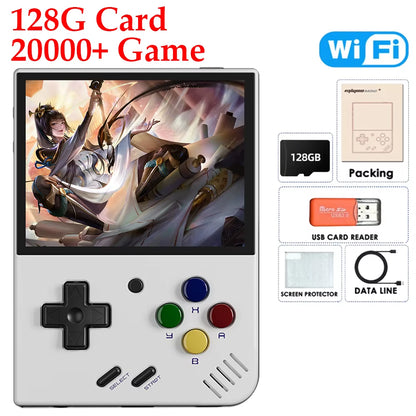 Miyoo Mini plus Classic Video Game Console V3 Retro Handheld Game Console IPS HD Screen Linux System Game Toys for Kids Adults