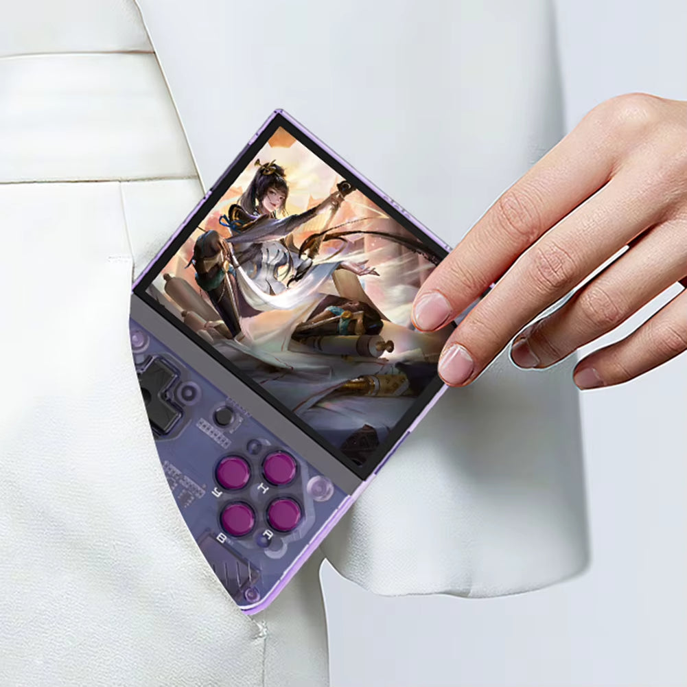 Miyoo Mini plus Classic Video Game Console V3 Retro Handheld Game Console IPS HD Screen Linux System Game Toys for Kids Adults