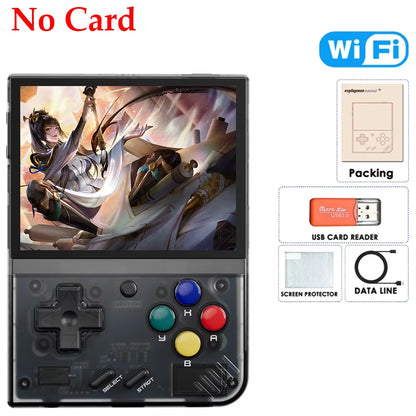Miyoo Mini plus Classic Video Game Console V3 Retro Handheld Game Console IPS HD Screen Linux System Game Toys for Kids Adults