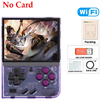 Miyoo Mini plus Classic Video Game Console V3 Retro Handheld Game Console IPS HD Screen Linux System Game Toys for Kids Adults